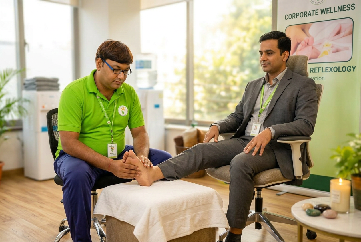 Corporate on-site wellness session